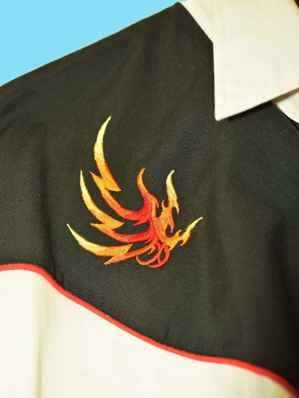 Men's Casual Wester Button Up Shirt Size XL. - Picture 4 of 8